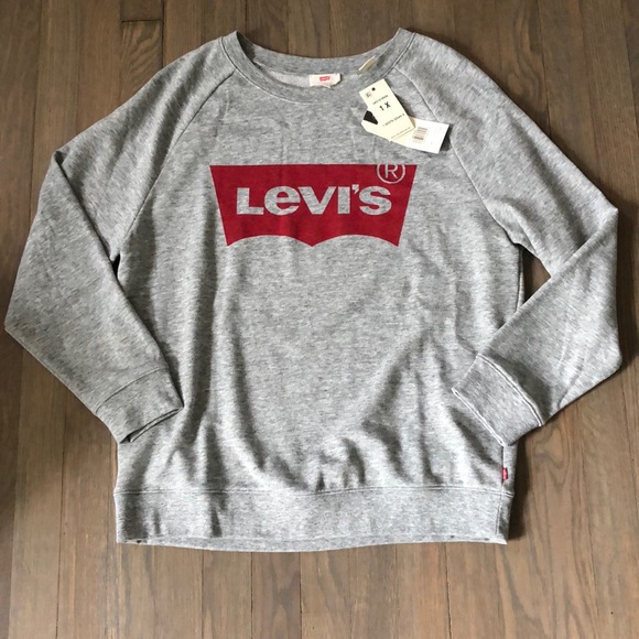 Levi’s NWT gray sweatshirt🔥😍🍂🍁 - Picture 3 of 9